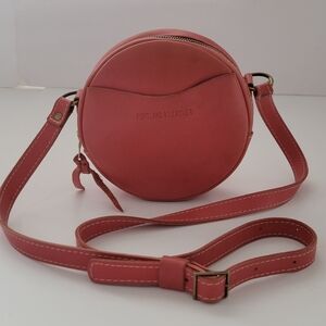 Portland Leather Tulip Round Crossbody Bag